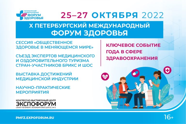 X юбилейный Петербургский международный форум здоровья 2022