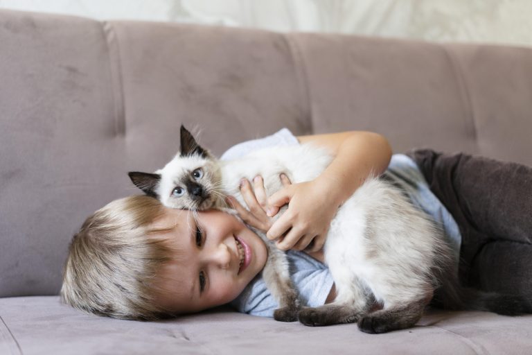 Исследование: контакт с кошками и собаками снижает риск развития пищевой аллергии у детей